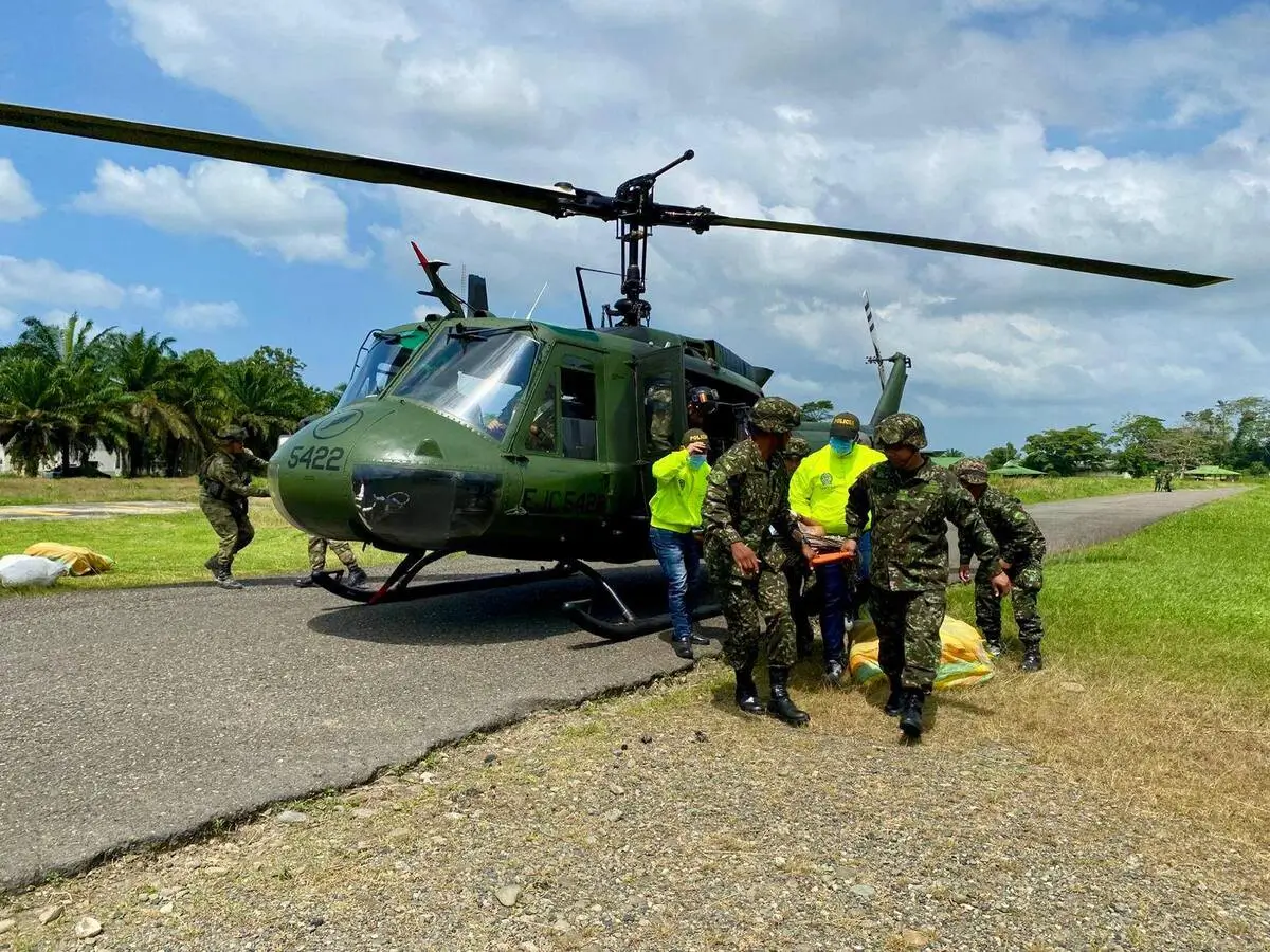 Ejército Nacional incautó más de 140 kilogramos de explosivos en Tierralta Córdoba.